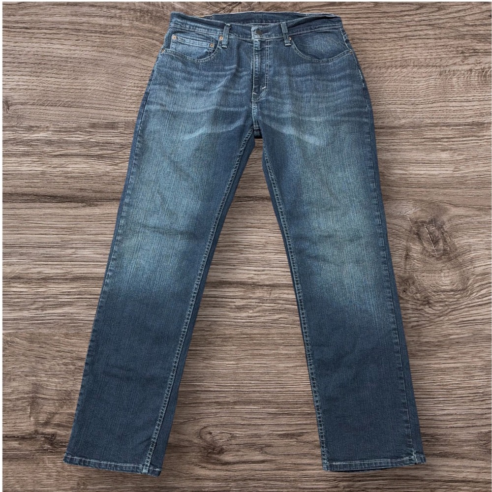 Levis 559 Relaxed Straight Jeans Mens 34x32 Blue Denim Medium‎ Wash 00559-0437
